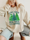 I Like Them Real Thick Sprucy ~ Relaxed Fit Printed USA Womenswear Casual Love T-Shirts