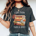 I Like Them Thick Spicy Shirt Spicy Books Shirt Spicy Reader Bookish Smut Books Shirt Book Lover Reader 4K634 T-Shirts