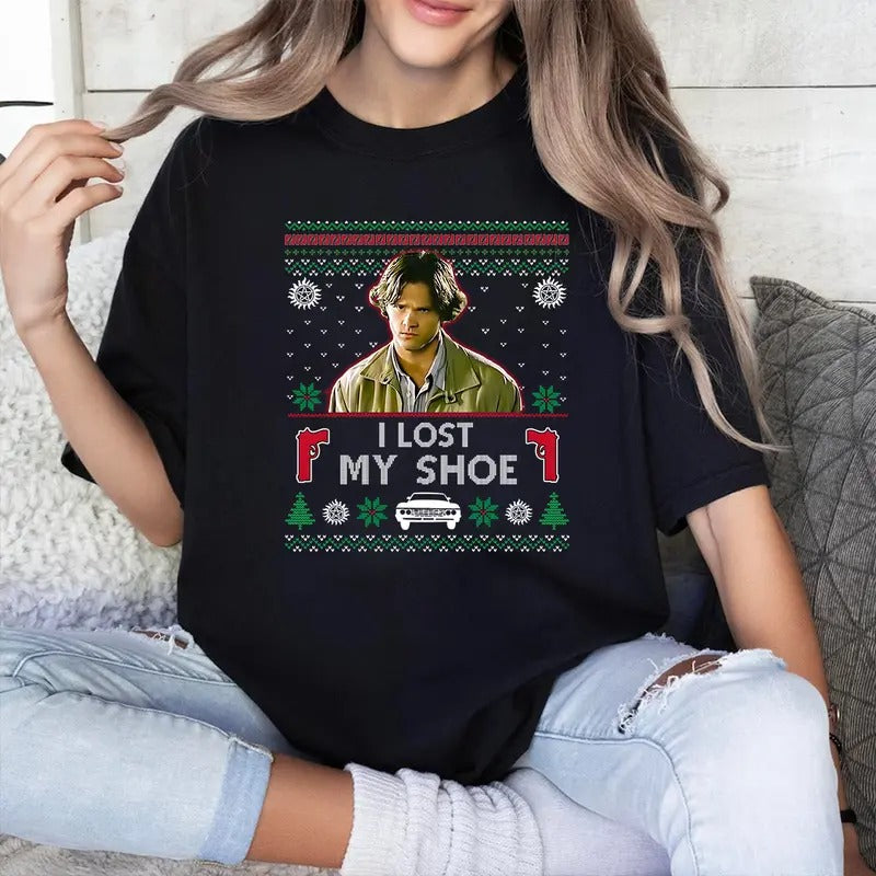 I Lost My Shoe Shirt Sam Supernatural Woman Man T-Shirts