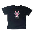 I Love Happy Bunny Baby Gothic Emo Girl Top Scene 2000s Y2k Top Streetwear Casual Cotton Short Sleeve Fitted T-Shirts