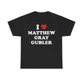 I Love Matthew Gray Gubler Spencer Reid Criminal Minds T-Shirts