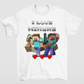 I Love Miners Shirt Gamers Casual Enthusiasts T-Shirts