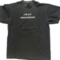 I Love My Girlfriend & 100% Cotton Classic Fit Eco Friendly OEKO TEX Certified Low Impact Dyes Menswear Top Ribbed T-Shirts