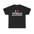 I Love Nicholas Galitzine I Love My Boyfriend Menswear T-Shirts