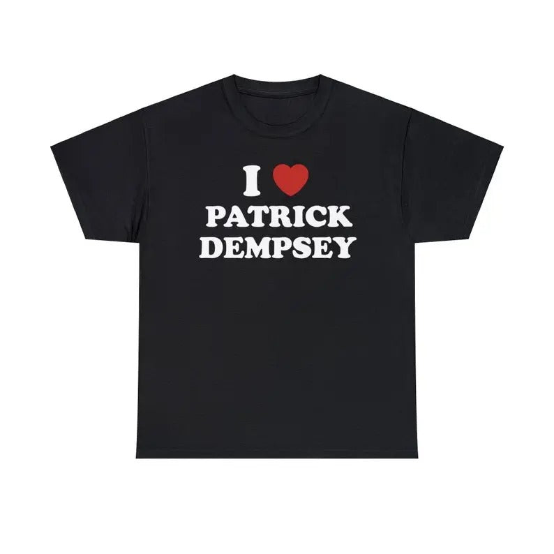 I Love Patrick Dempsey Menswear Top T-Shirts