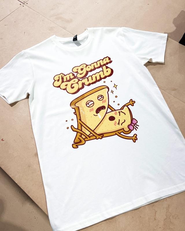 I'M GONNA CRUMB Summer Cotton Cotton Menswear S 3XL Soft Top T-Shirts
