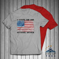 I Stand Our National Anthem USA Flag Patriotic Casual Classic T-Shirts