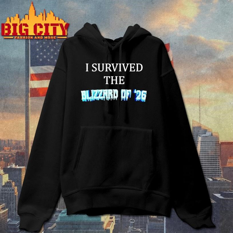 I Survived The Blizzard Of 2026 Frozen Snow Storm Shirt