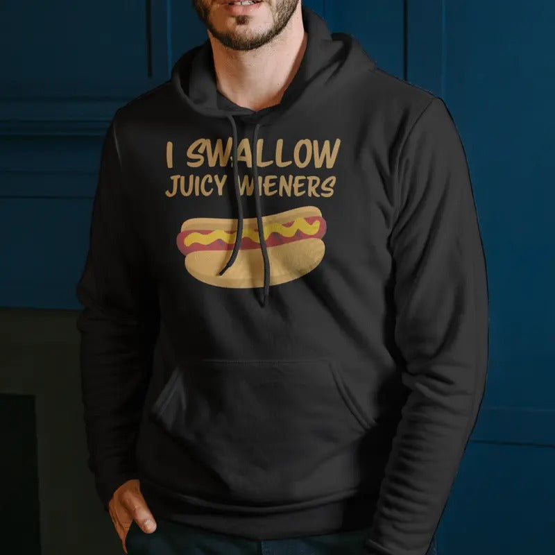 I Swallow Juicy Hot Dog T-Shirts