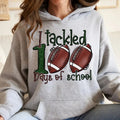 I Tackled 100 Days School Teacher School Football T-Shirts