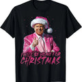 I'Ll Be Home Funny Santa Trump Xmas Pajamas T-Shirts