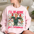 I'Ll Be Home Trump Dog Lover Funny Funny Don Trump Santa T-Shirts