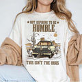 I'M Not Aspiring Be Humble Harris Walz 2024 Shirt Harris Inspirational Quote Voting Vote Equality Shirt Pro Choice Shirt Roe V Wade Shirt Kamala Cotton Top Printed T-Shirts
