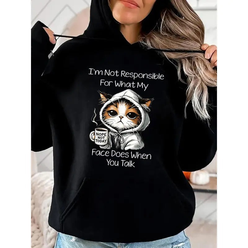 I'M Not Responsible Funny Casual Street Fleece Fabric Hooded Perfect T-Shirts