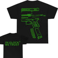 GLOCK WE TRUST 2 Side Menswear Top Full Color Green T-Shirts