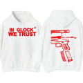 GLOCK WE TRUST Double Side RED Full Color Menswear T-Shirts