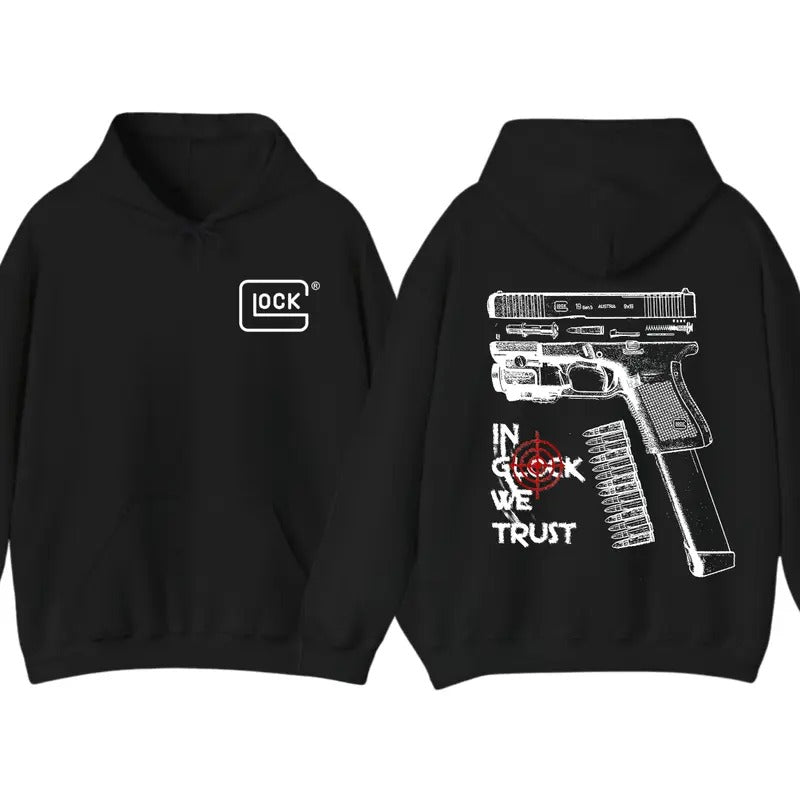 GLOCK WE TRUST Glock Double Sided Shirt Shirt Fabric Menswear T-Shirts