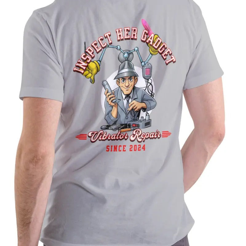 INSPECT HER GADGET REPAIR Cotton Menswear T-Shirts