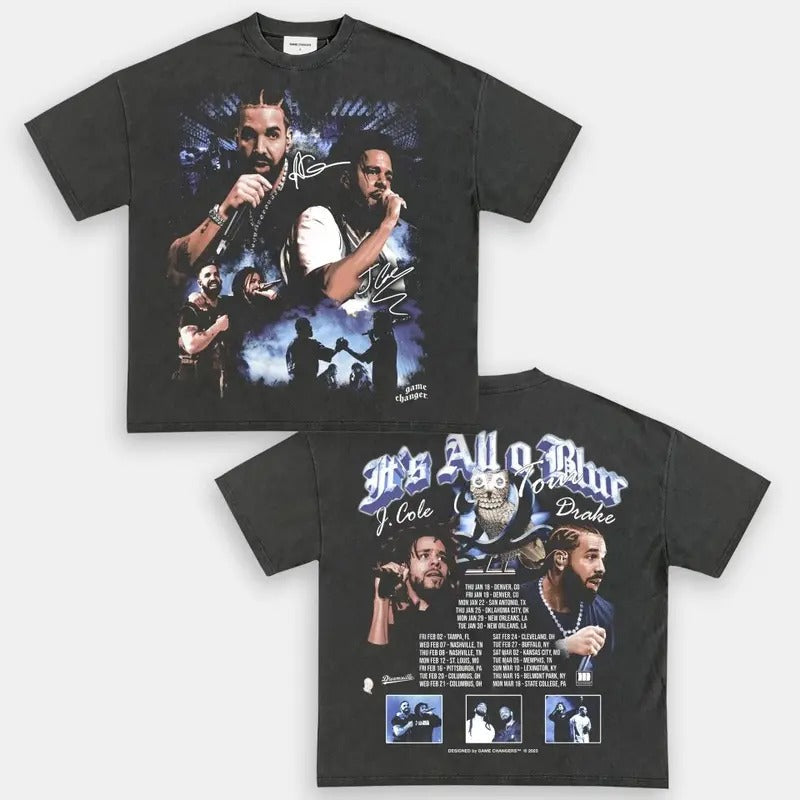 ALL BLUR V2 2SIDES MUSIC TOUR FANS TTP T-Shirts