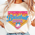 Ice Cream Drip Baseball Softball Mom Shirt Retro Sporty Favorite Shirts T-Shirts