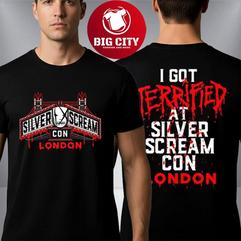 Ice Nine Kills Silver Scream Con London Event Two Sided Shirt