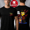 Ice Nine Kills Silver Scream Con Skateboarder Union Jack Two Sided Shirt
