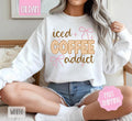 Iced Coffee Addict Cute Girly T-Shirts