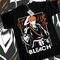 Ichigo Kurosaki S 4XL Bleach Anime Strip Horror Shonen Jump Shirt S 4XL T-Shirts