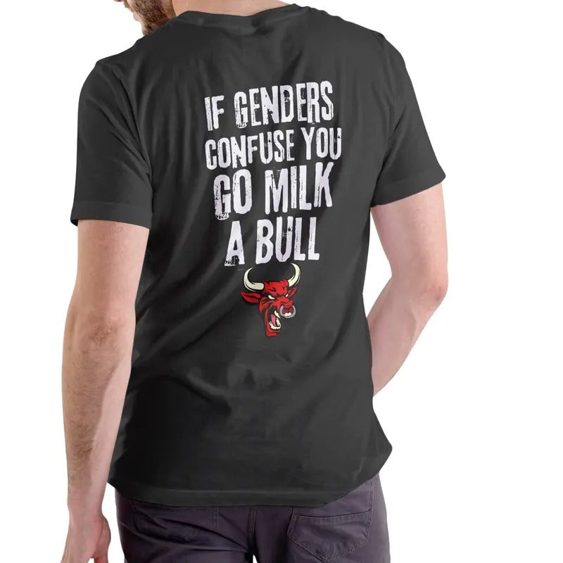 If Genders Confuse You Cotton Menswear Soft T-Shirts