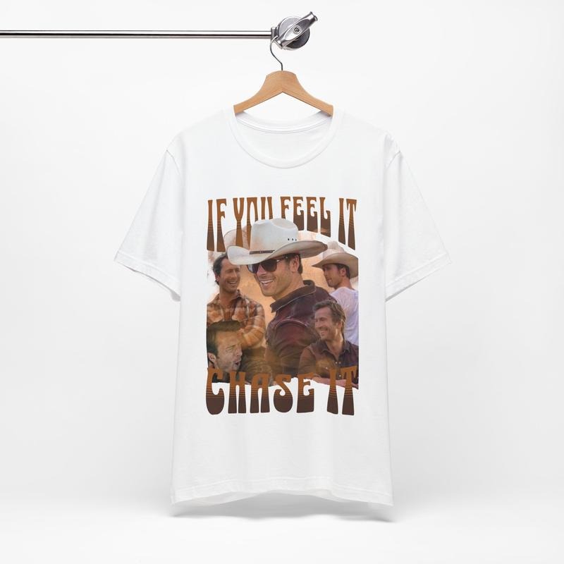 If You Feel Chase Glen Powell Storm Chaser Tornado Twisters Western Cowboy Vintage T-Shirts