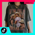 If You Feel Chase Ver 3 Gildan Glen Powell Softstyle Tyler Owens Twisters Twisters Movie Shirt Movie Character Vintage Shirt Woman Man Fabric Menswear T-Shirts