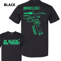 Glock We Trust 2 Gun Lover Military Nature Hunting Enthusiast Dad Cotton T-Shirts