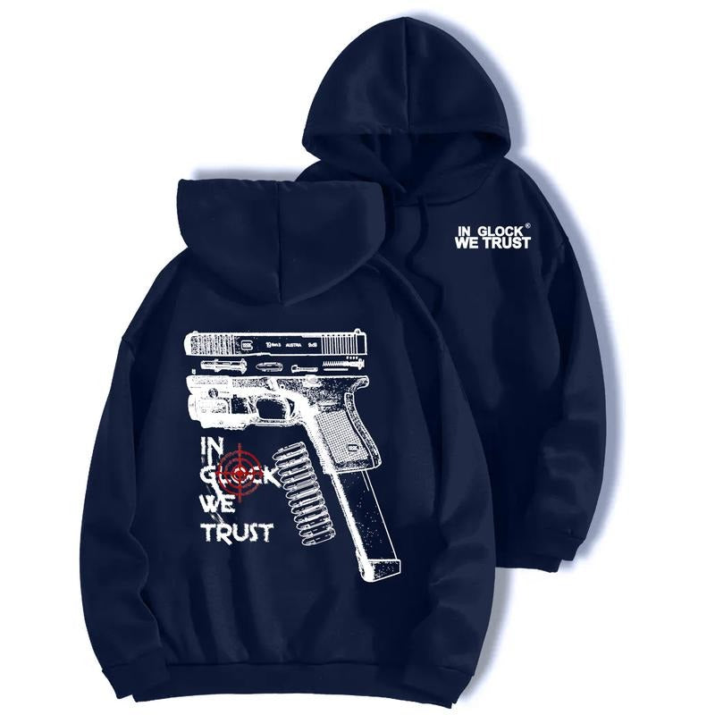 Glock We Trust Womenswear Classic Classic Hooded T-Shirts