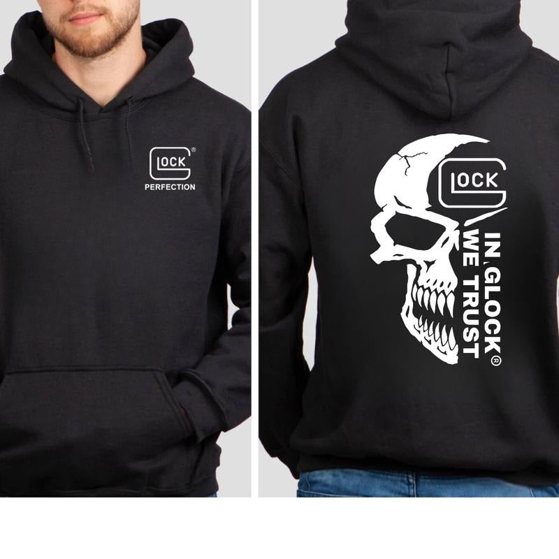 Glock We Trust Skull Shirt Tactical Gear Gun Lovers Shirt T-Shirts