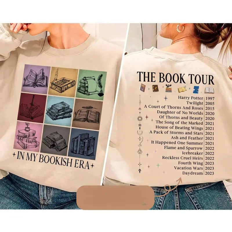 My Bookish Era Shirt Favorite Books Book Tour Shirt Book Lover T-Shirts