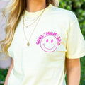 ' My Cool Mom Era' Front & Back Smiley Face :) T-Shirts