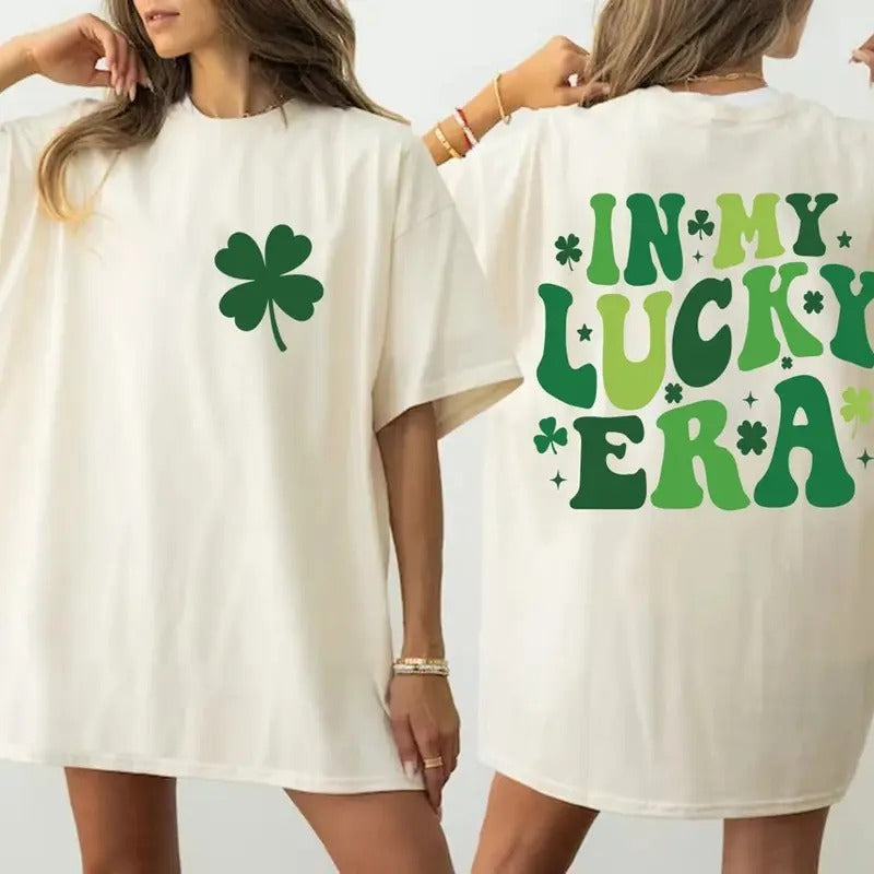 My Lucky Era Saint Patrick'S Day Shirt St Patrick'S St Patricks Day Family Shirt Shamrock St Patricks Day Clover Lucky Shirt T-Shirts