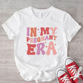 My Pregnant Era Baby Announcement Shirt Maternity Pregnancy Reveal Shirt New Mom Be Short Sleeve T-Shirts