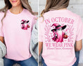 October We Pink Ghost Shirt Halloween October We Pink Breast Cancer Awareness Shirt Pink Ribbon Shirt Pink Pumpkin T-Shirts