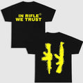 Rifle We Trust Black Version S 4XL Menswear T-Shirts