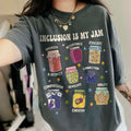 Inclusion Is My Jam Shirt Autism Awareness Inclusion Shirt Neurodiversity Autism Teacher Shirt Education T-Shirts