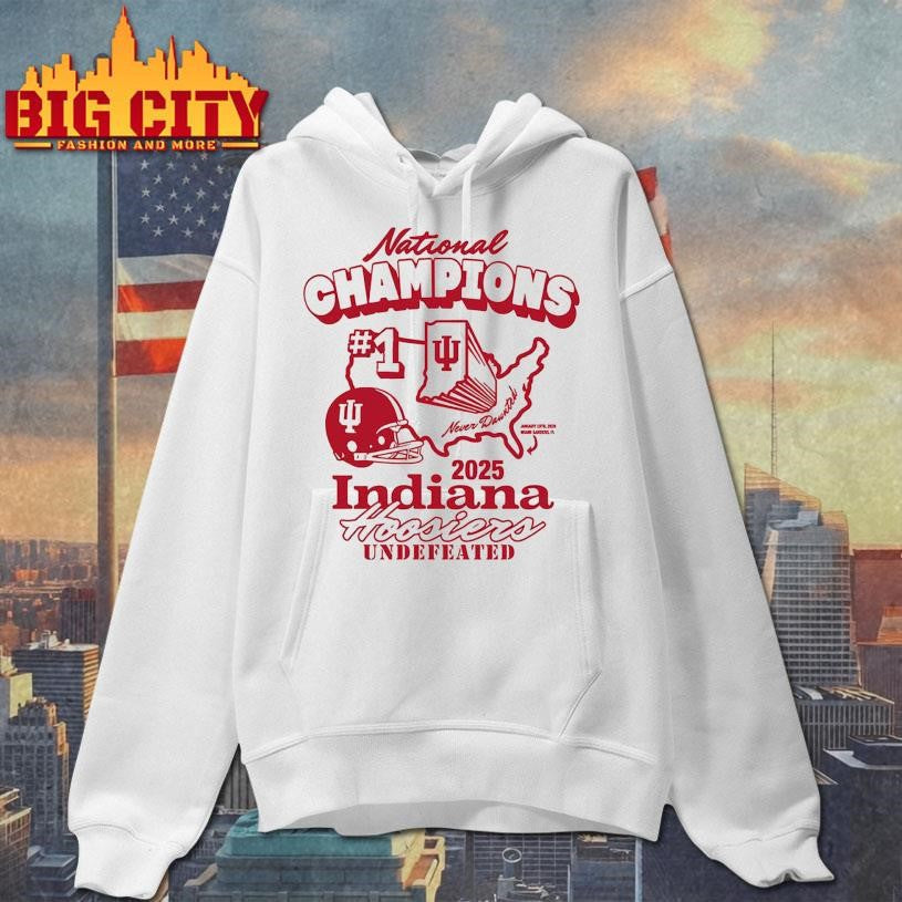 Indiana 2025 National Champions Undefeated Shirt