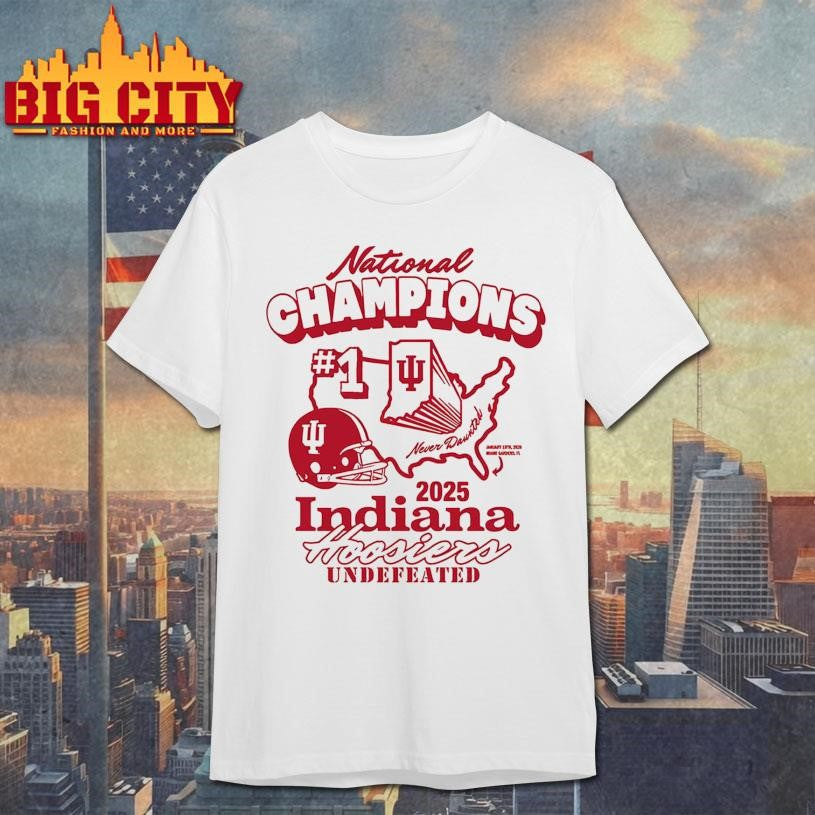 Indiana 2025 National Champions Undefeated Shirt
