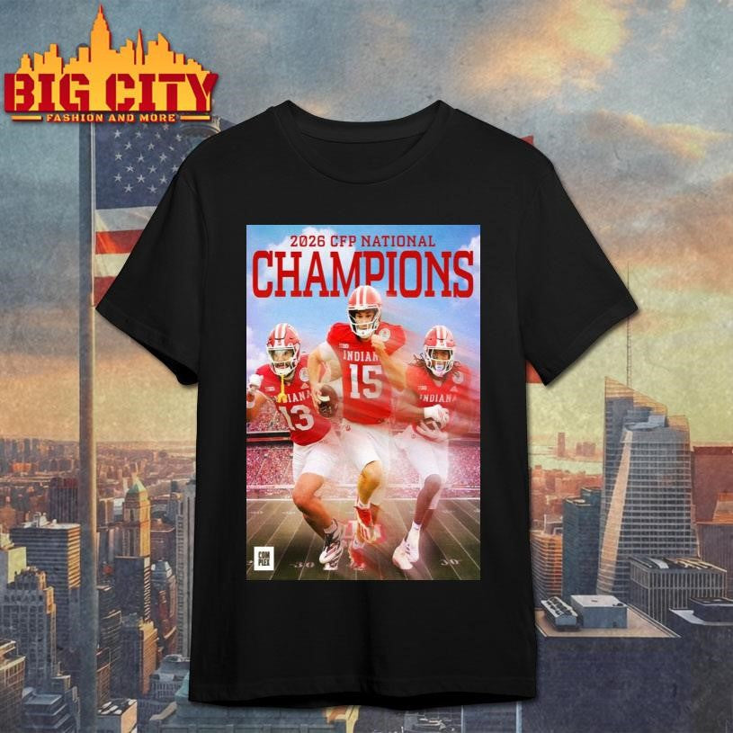 Indiana 2026 CFP National Champions Poster Shirt
