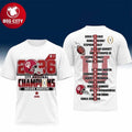 Indiana CFP National Champions 2026 Two Sided Shirt