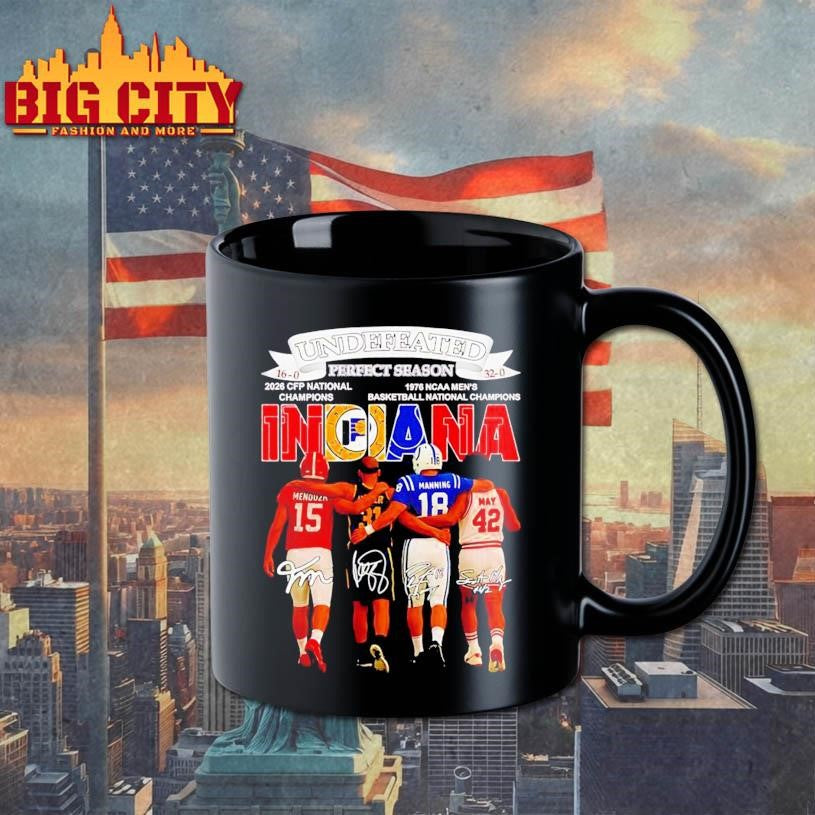 Indiana Undefeated Perfect Season CFP National Champions 1976 NCAA Men’s Basketball National Champions Shirt