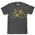 Infinity Sign Bicycle Gray T-Shirts