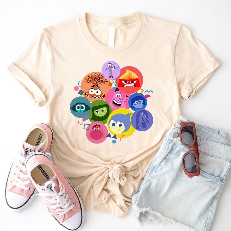 Inside Out Family Shirt Inside Out Characters Shirts Inside Out Inside Out Group Matching Inside Out Family Party T-Shirts