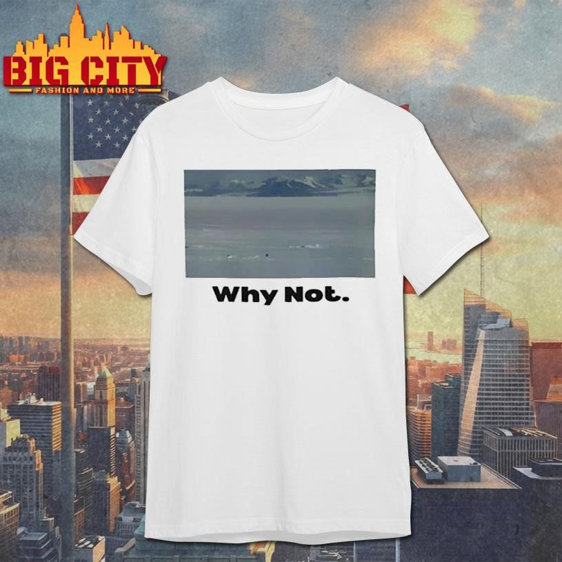 Inspirational Penguin Why Not Photo Shirt