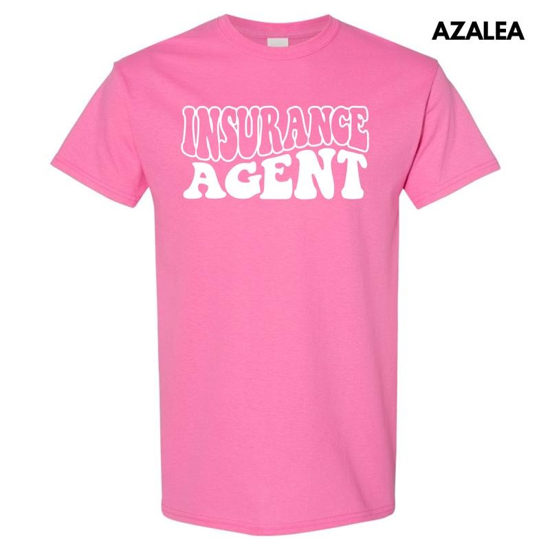 Insurance Agent Bubble Letter Gildan Short Sleeve 'NLB' T-Shirts